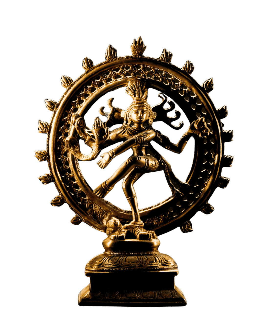 Brass Nataraja sculpture